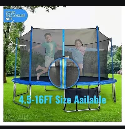 Trampoline | Round Trampoline and Enclosure|All Size Available