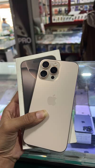 IPhone 16 Pro Max Non 256GB Factory Dual Physical With Box Cable