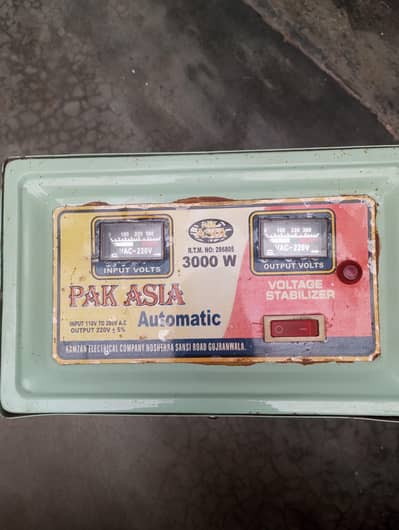 pak Asia stabilizer 3000 watt