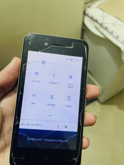 Q mobile 1800 mah touch screen best for hotspot dual sim