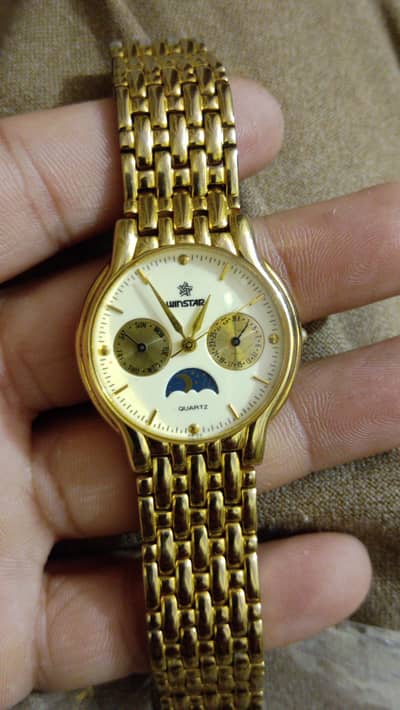 original gold watch not working