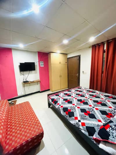 1bed family fully furnished apartment available for rent in bahria town phase 4 Civic centre reasonable rent final