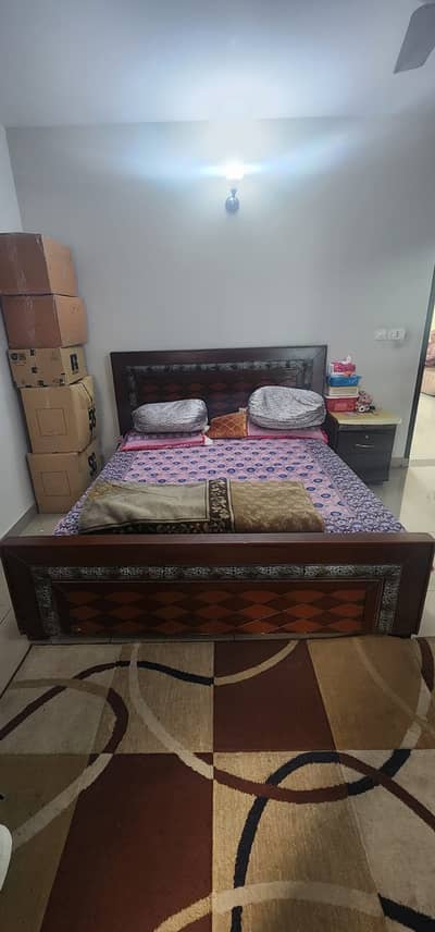 Queen Size Bed Set with Mattress – Bed set | Wooden Bed set