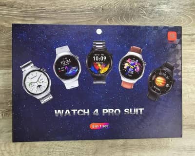 Watch 4 Pro Suit Smart Watch (7 Straps )