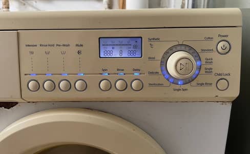 Kenwood washing mashine model:A72PE
