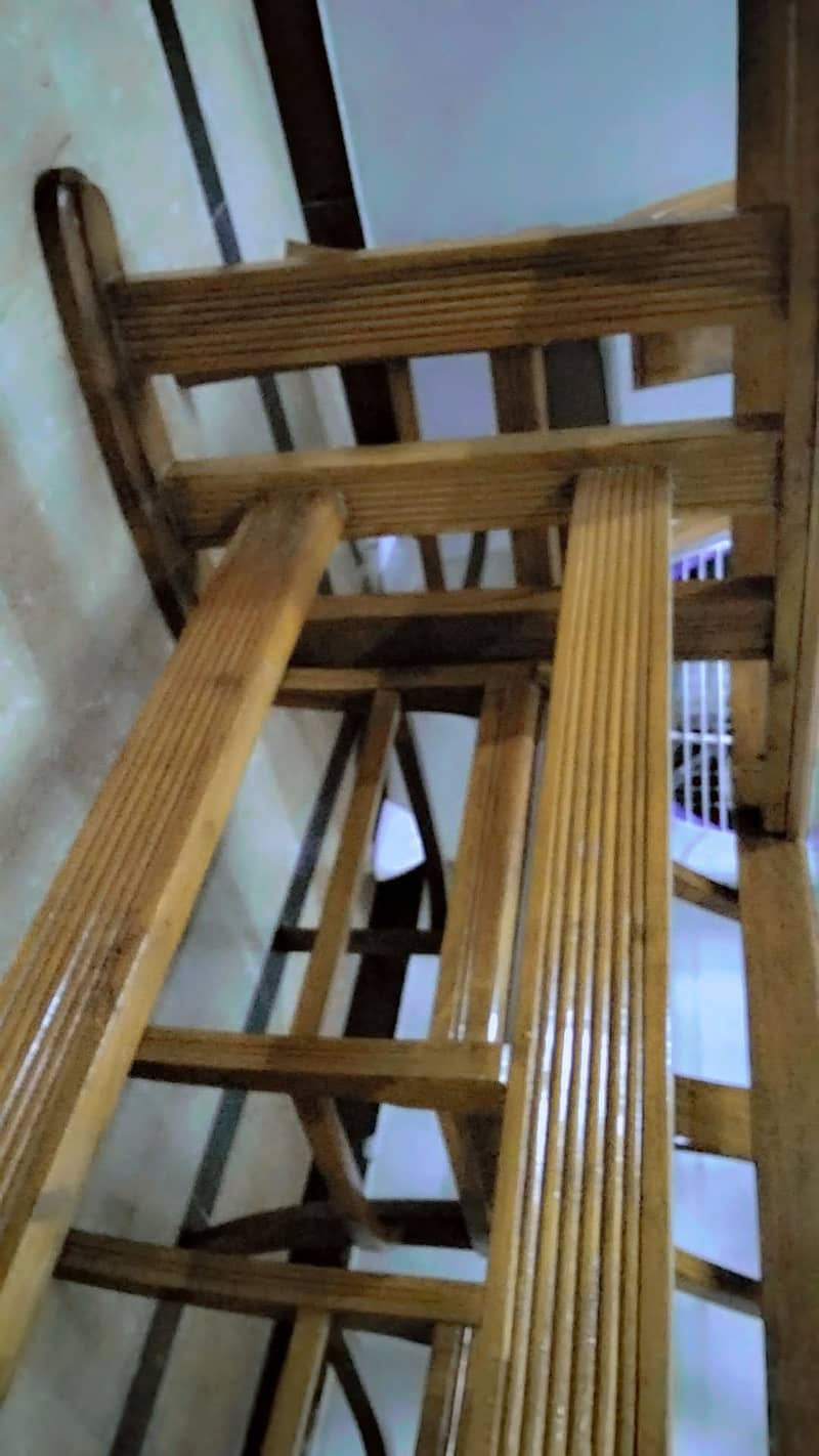 heavy class dining table 8