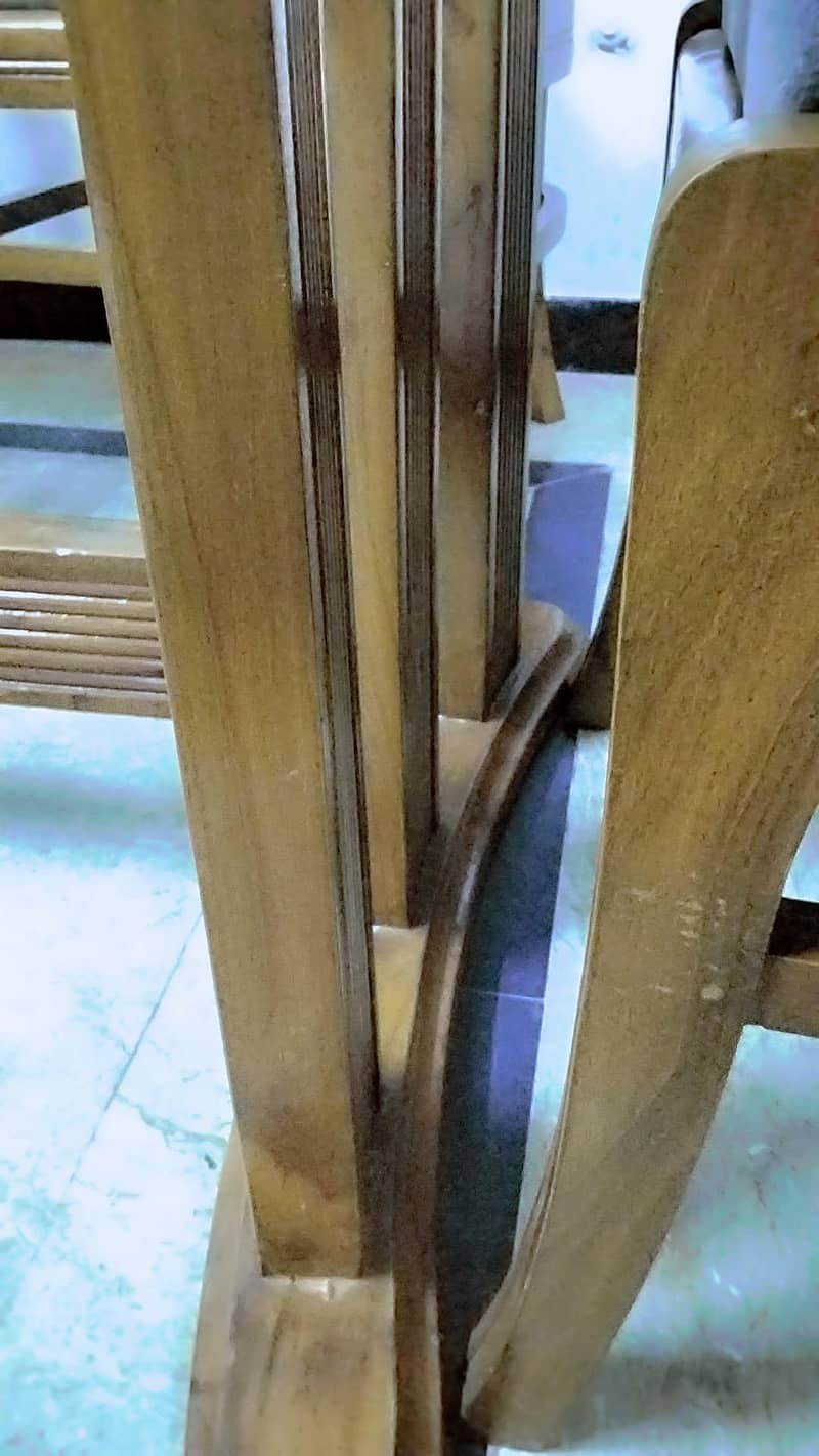 heavy class dining table 10