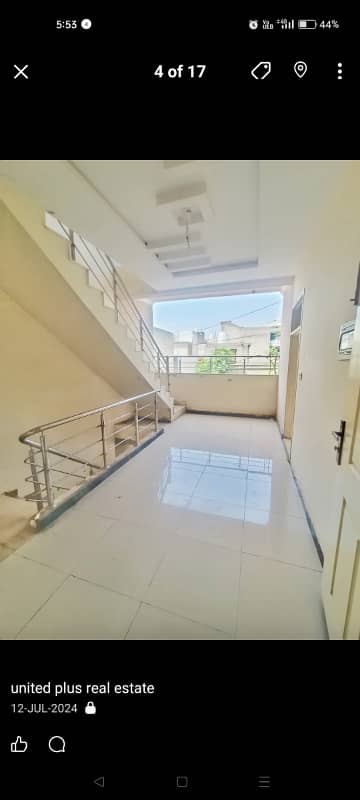 5 marla first floor for rent, water boring