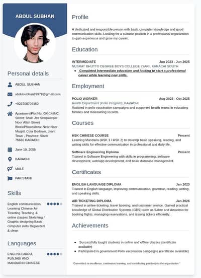 “Fresher – Associate , CSR  / Entry Level”