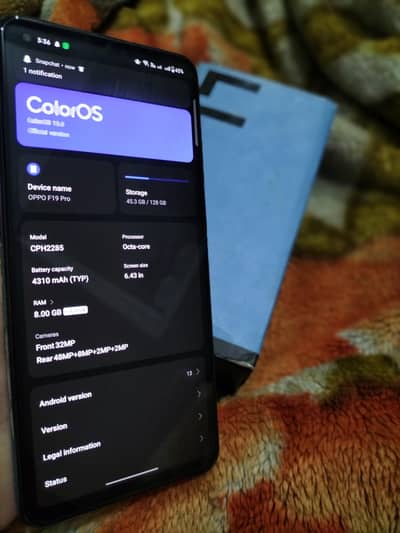 oppo f19 pro with box