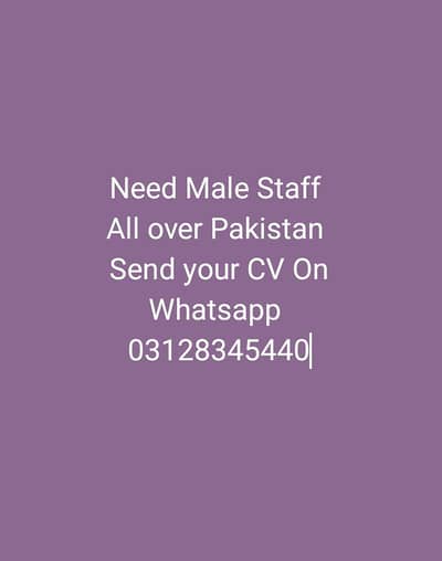 need male staff
