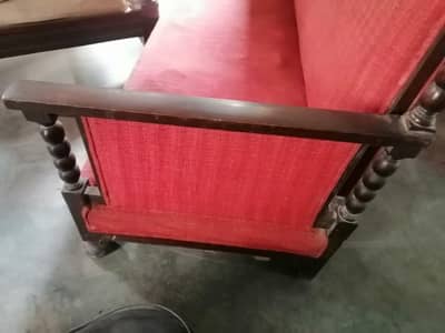 wooden sofas condition is good