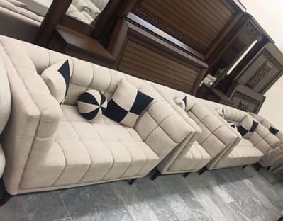 solid wood sofa 5 seater