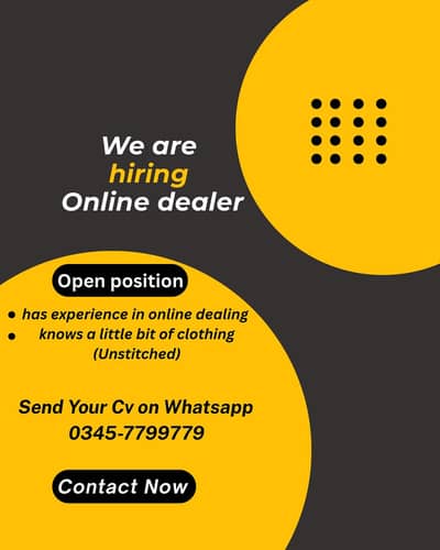 Hiring an online dealer