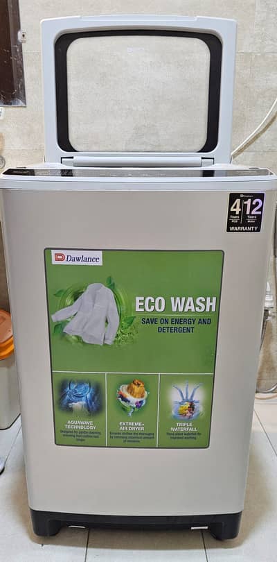 Dawlance Top Load Automatic Washing Machine DWT-9540 (Used slightly)