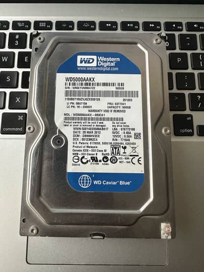 Western Digital WD 500gb internal hard disk