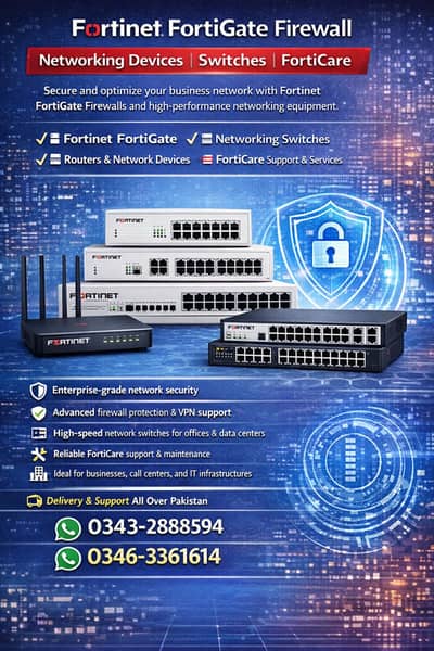 Fortinet FortiGate Firewall | Networking | Switches | FortiCare