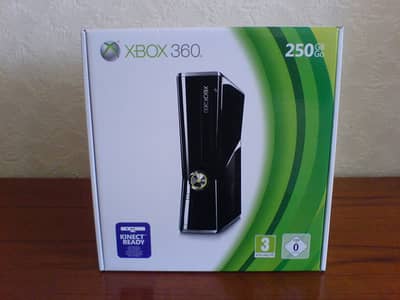 Xbox 360 console with 2 wireless controllers