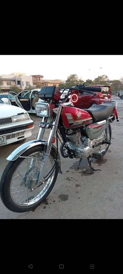 Honda cg 125 model  2025  self start special edition