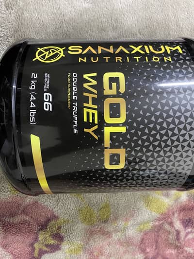 Gold whey double truffle protein