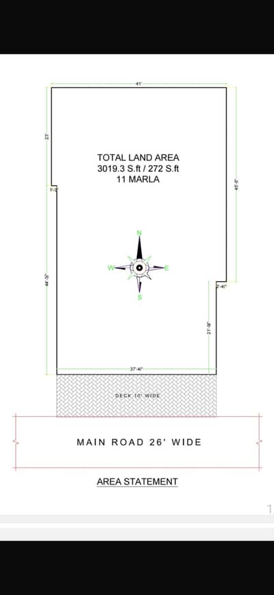 11 Marla plot For Sale Main Sadar Bazar Cantt Best Option for investr