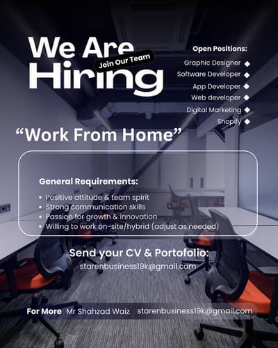 Need work from Home IT experts