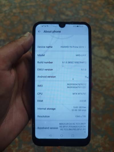 Huawei Y6 Prime 2019 official pta