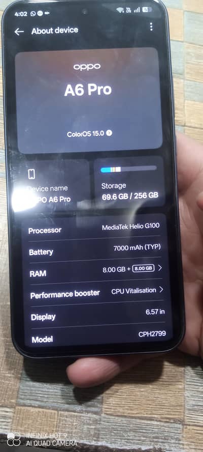 Brand new device complete Saman 8 month warranty baki ha