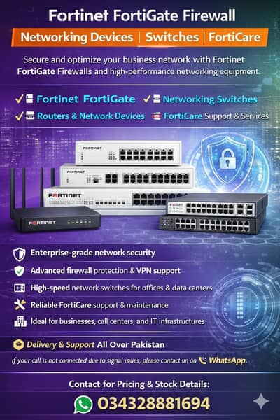 Fortinet FortiGate Firewall | Networking | Switches | FortiCare