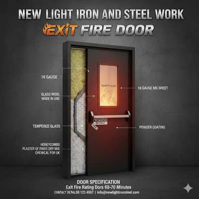 Industrial Fire Exit Doors I Emergency Exit Fire Doors For Fire Safety