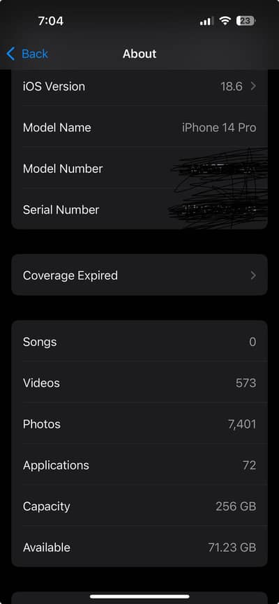 Iphone 14 pro Black PTA , 84health , 10 by condition , only phone