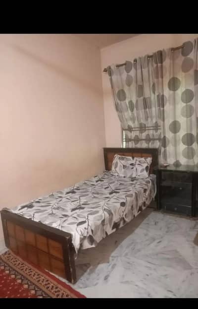 “One room available for a single male. ”