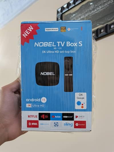 Original Nobel Android/Tv Box 8k Ultra Hd 8/128 ,10,000+live channels