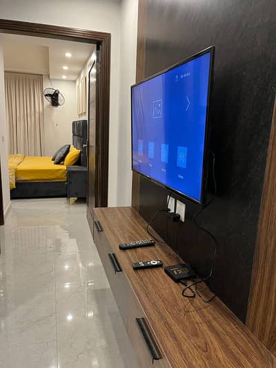 1 bed luxury furnished apartment available for rent sector C bahria town Lahore