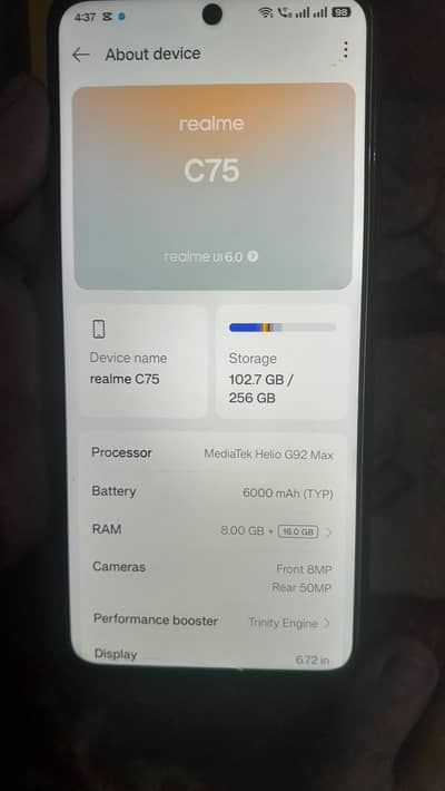Realme C75