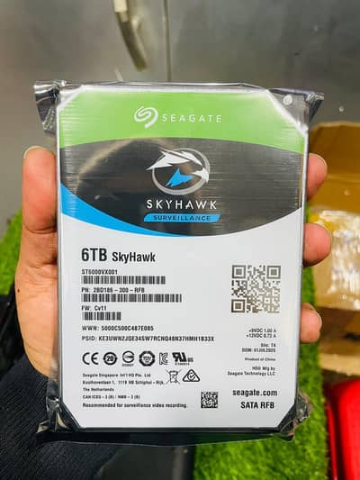 6 TB HARDDRIVE  QUANTITY AVAILABLE