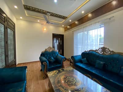 10 Marla luxury furnished house available for rent sector C bahria town Lahore
