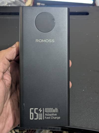 ROMOSS 40000mAh Power Bank | 65W Fast Charging | Up to 7 Days Backup
