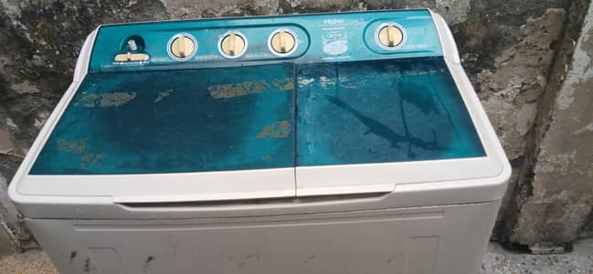 Haier washing machine with spiner