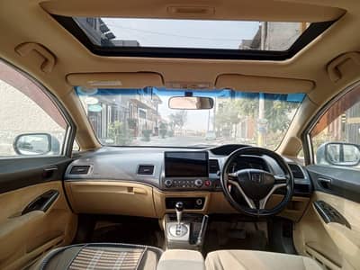 honda civic full option  islamabd num