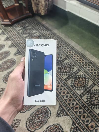Samsung A22 With Box And All Accessories
