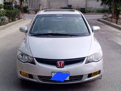honda civic full option  islamabd num