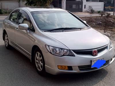honda civic full option  islamabd num