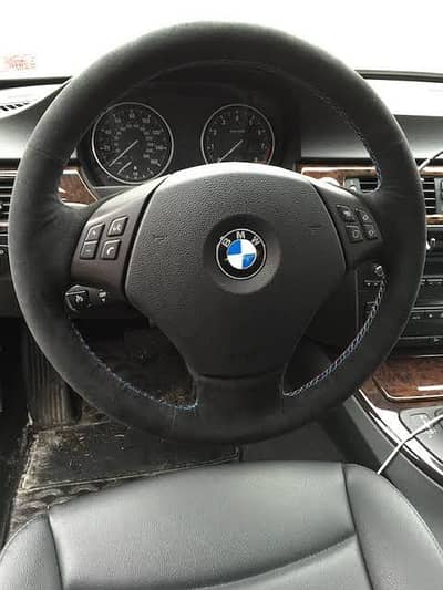 bmw OEM steering with airbag intact