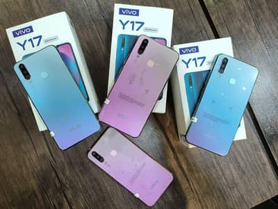 Vivo Y17 8gb 256 gb dual Sim box all accessories