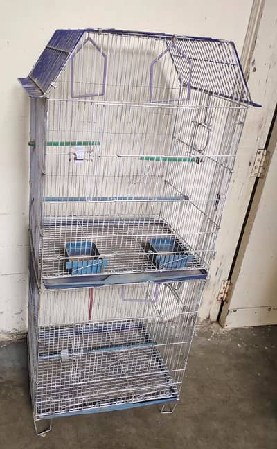 Large Double Storey Bird Cage for Sale OLX chat par message karein Ser