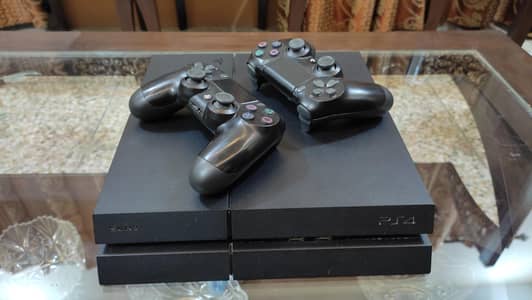 PS4 With Two Controllers