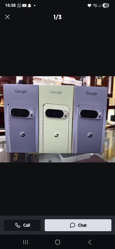 Google pixel 10pro xl  16gb/256gb with box cabel