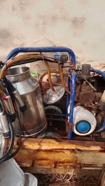 cows ka dhoodh nilklany wali electric double machine complete set
