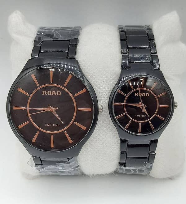 couple watches high quality (black chain)